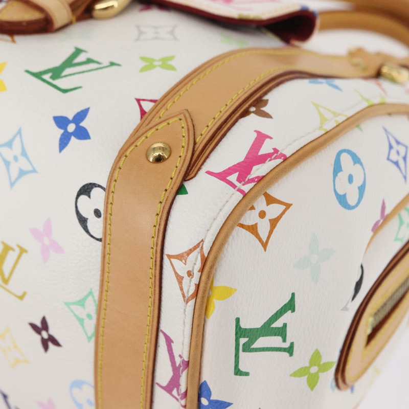 【日本直送】路易威登 Monogram Multicolor Priscilla 手提包 白色 M40096 正品 ka366AV-10