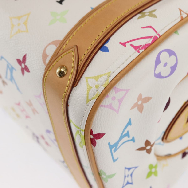 【日本直送】路易威登 Monogram Multicolor Priscilla 手提包 白色 M40096 正品 ka366AV-12