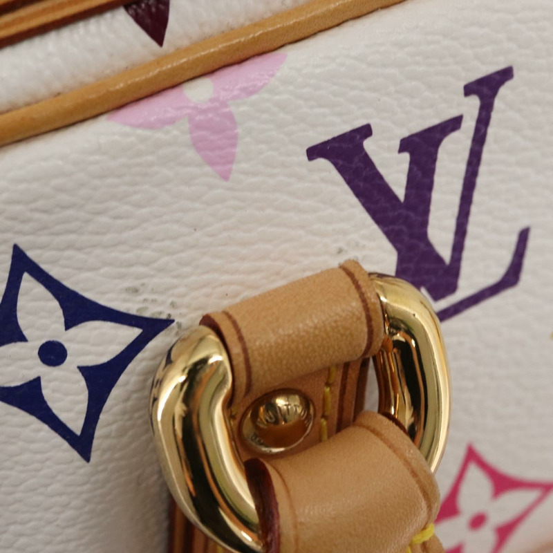 【日本直送】路易威登 Monogram Multicolor Priscilla 手提包 白色 M40096 正品 ka366AV-15