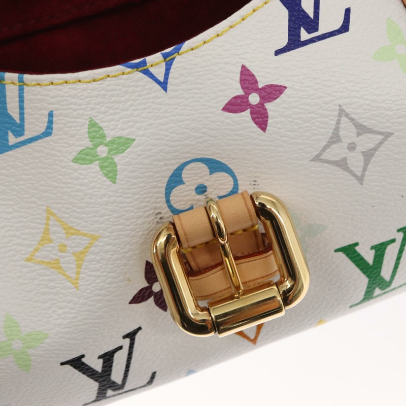 【日本直送】路易威登 Monogram Multicolor Priscilla 手提包 白色 M40096 正品 ka366AV-21