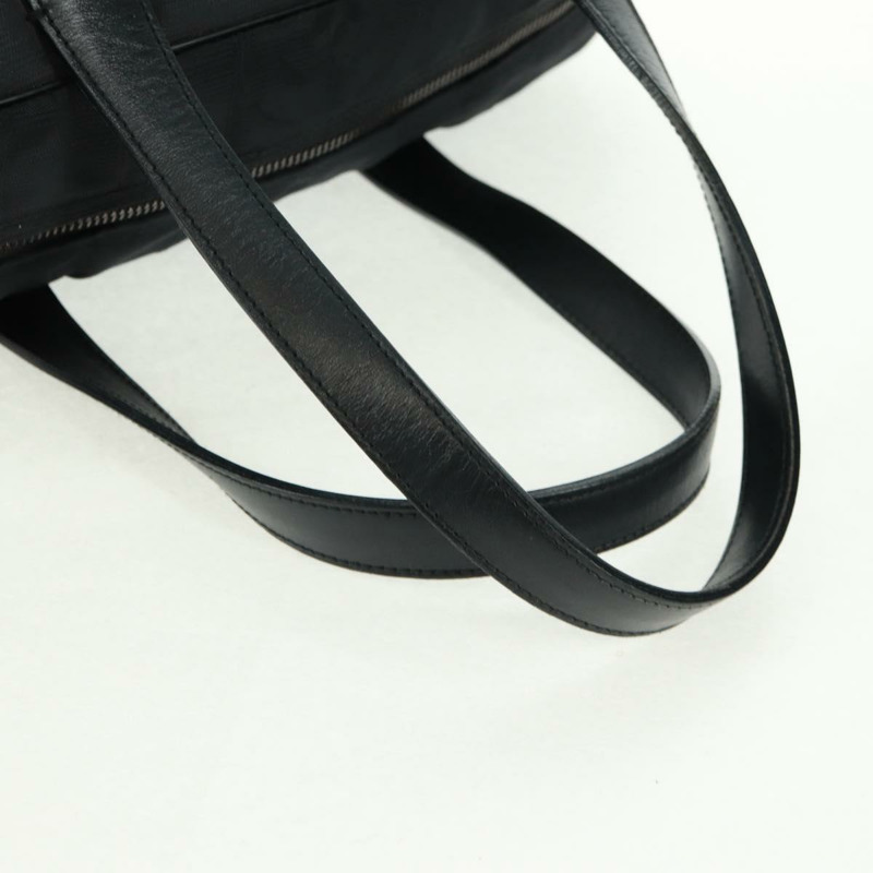 【日本直送】香奈兒新款旅行系列手提包，尼龍材質，黑色，銀色雙C標誌，貨號164763V-6