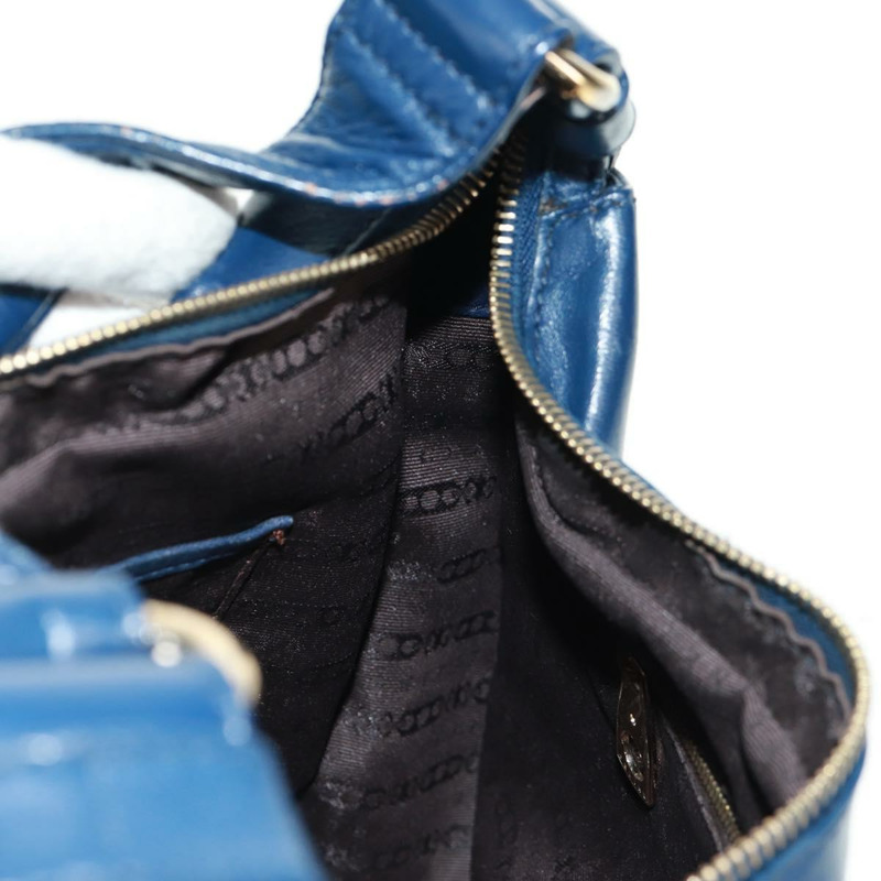 【日本直送】CELINE 手提包 皮革 海軍藍 金色 正品 SW1962V-17