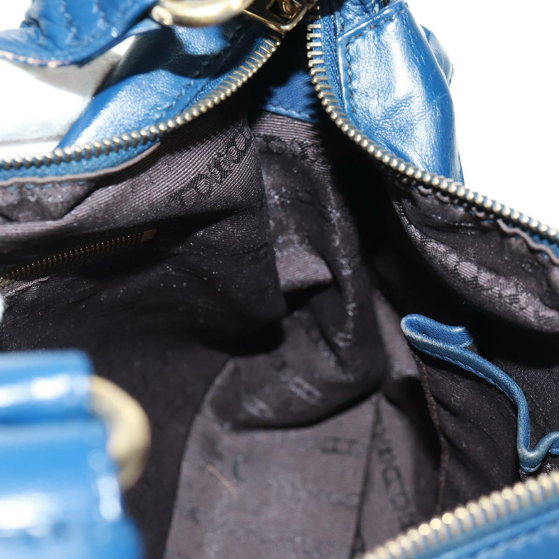 【日本直送】CELINE 手提包 皮革 海軍藍 金色 正品 SW1962V-18