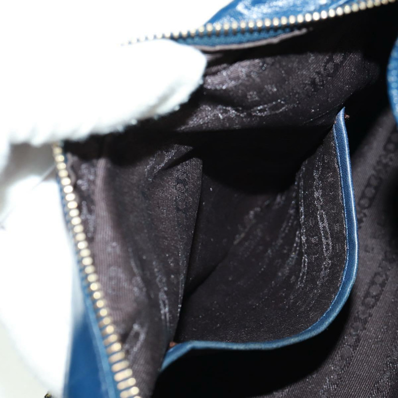 【日本直送】CELINE 手提包 皮革 海軍藍 金色 正品 SW1962V-19