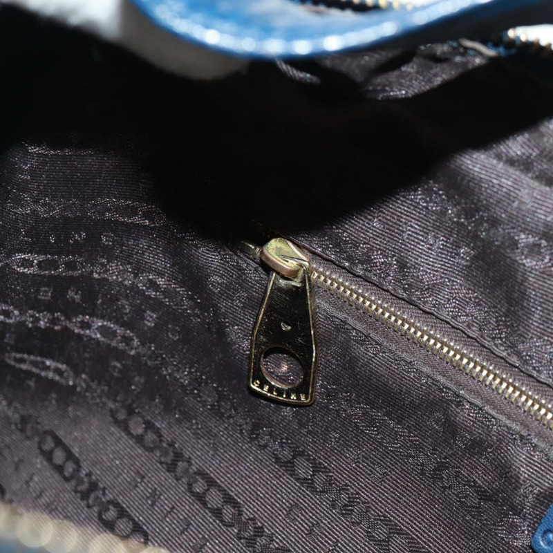 【日本直送】CELINE 手提包 皮革 海軍藍 金色 正品 SW1962V-20