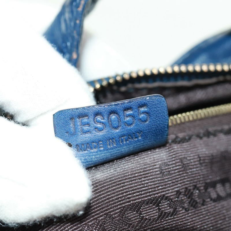 【日本直送】CELINE 手提包 皮革 海軍藍 金色 正品 SW1962V-22