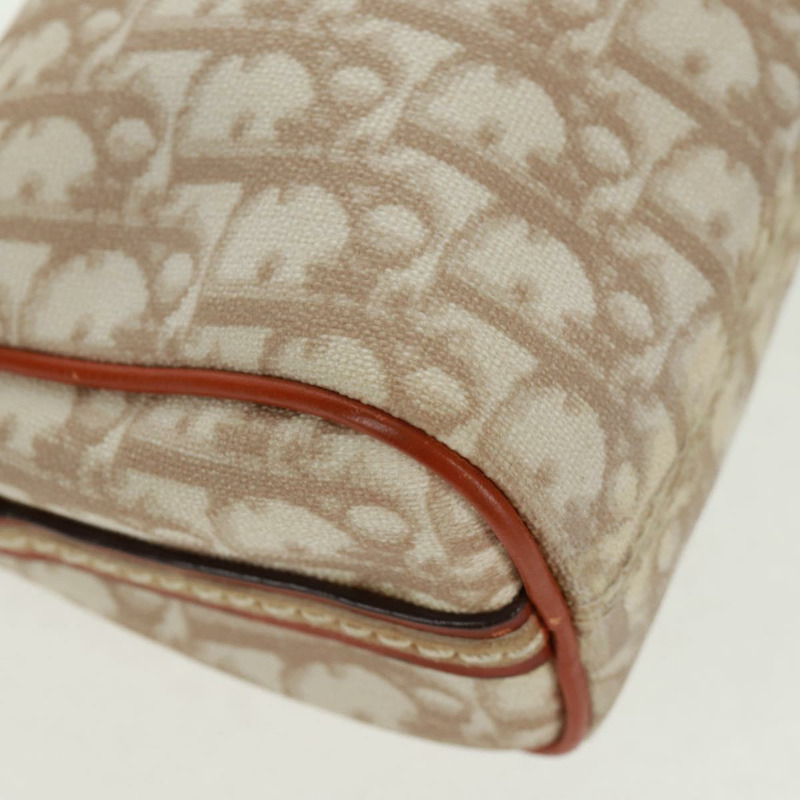 【日本直送】Christian Dior Trotter帆布浪漫鏈條包 PVC米色銀色 正品 168218SAV-9