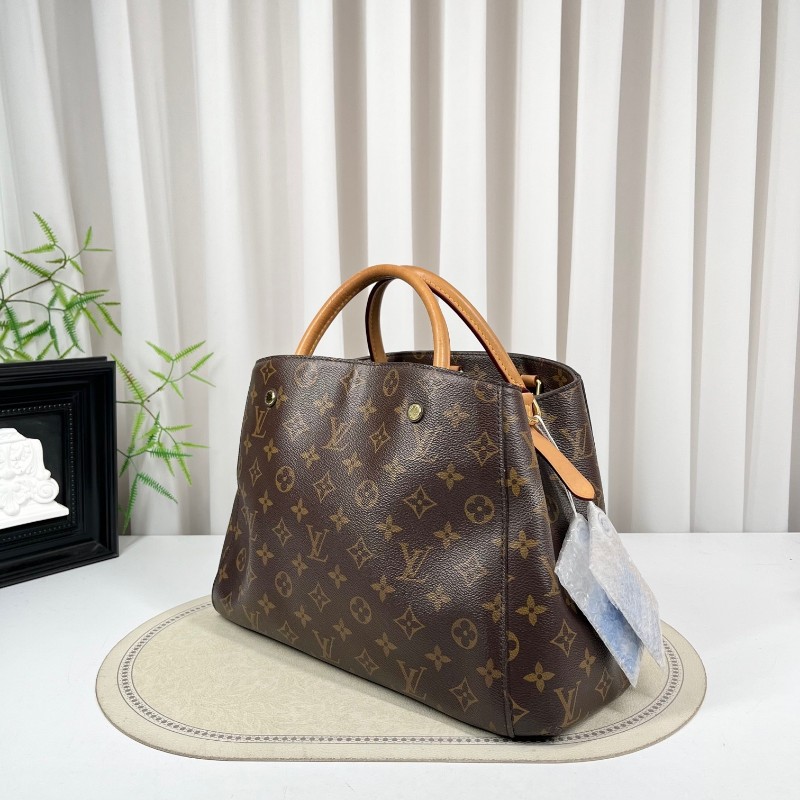 LV路易威登 Montaigne經典老花蒙田手提單肩包 容量大實用性強 百搭神器 單肩手提斜挎都可 可鹽可甜-4