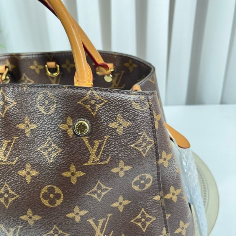 LV路易威登 Montaigne經典老花蒙田手提單肩包 容量大實用性強 百搭神器 單肩手提斜挎都可 可鹽可甜-16