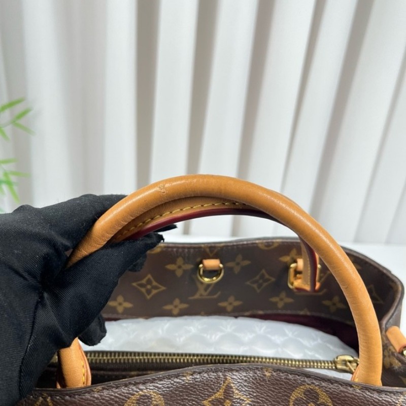 LV路易威登 Montaigne經典老花蒙田手提單肩包 容量大實用性強 百搭神器 單肩手提斜挎都可 可鹽可甜-18