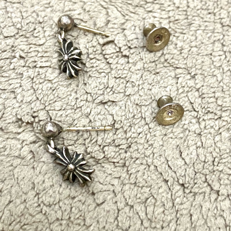 Chrome Hearts sliver 耳環-1