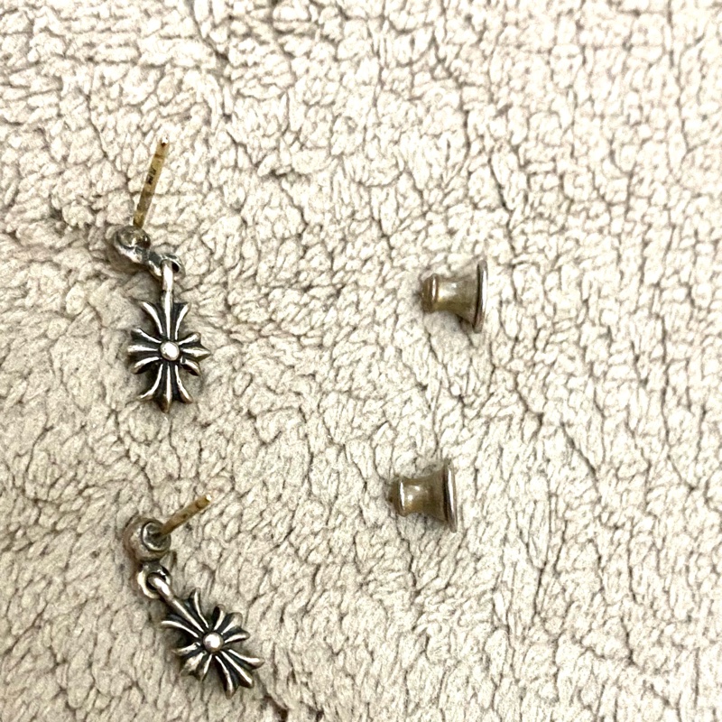 Chrome Hearts sliver 耳環-11