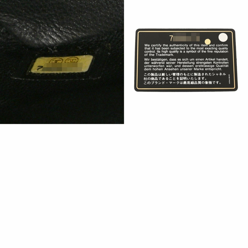 香奈兒 (CHANEL) 復刻版托特包，黑色，A01804，女士，魚子醬紋皮革，二手，A級，Ginzo-10