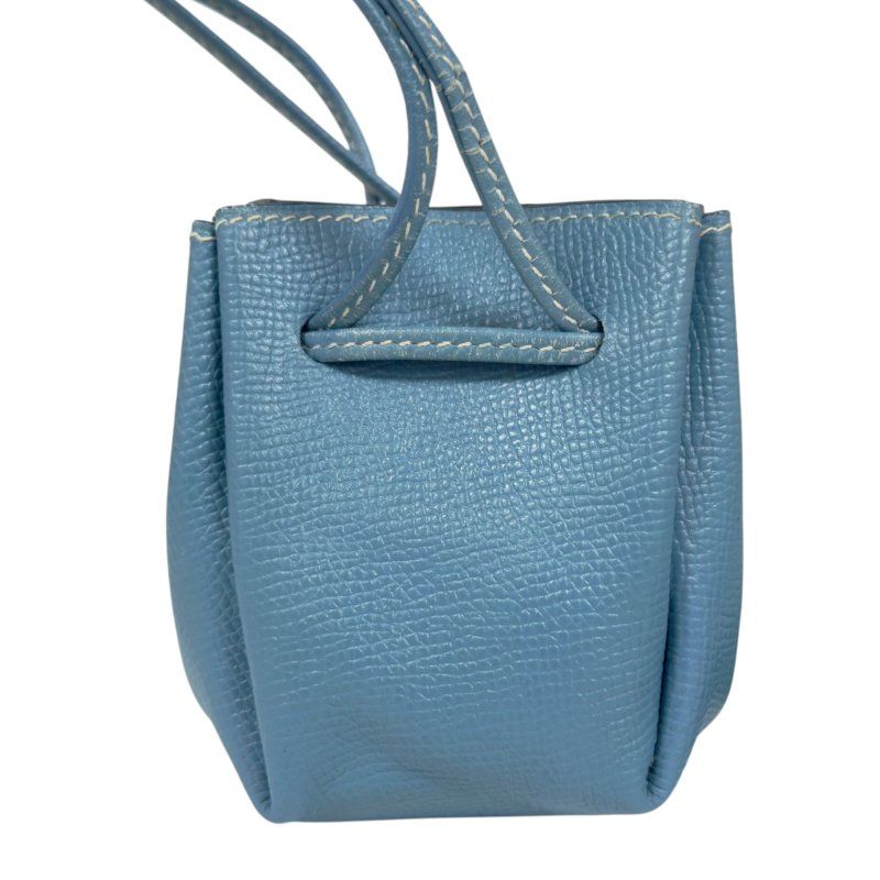 HERMES 中古 Vespa 抽繩小物袋 掛飾 框C刻-2