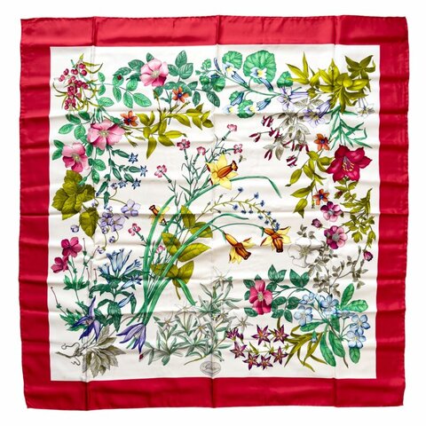 GUCCI Flora 絲巾