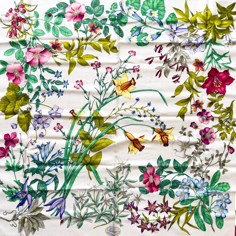 GUCCI Flora 絲巾-2