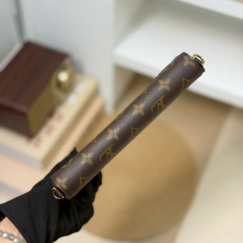 （新款絨質內裡超有質感😍）🏷LV 路易威登．Félicie Pochette 三合一 woc  M81896 新款 芯片款-13