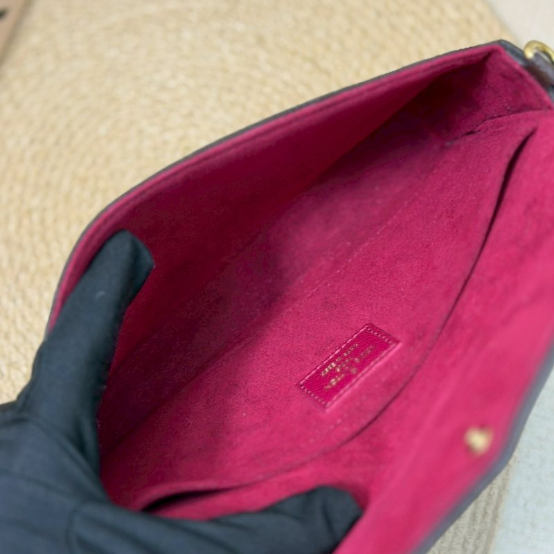 （新款絨質內裡超有質感😍）🏷LV 路易威登．Félicie Pochette 三合一 woc  M81896 新款 芯片款-16