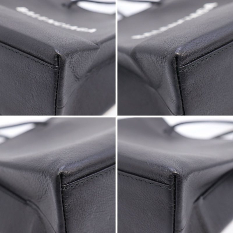 BALENCIAGA紙袋包 黑-7