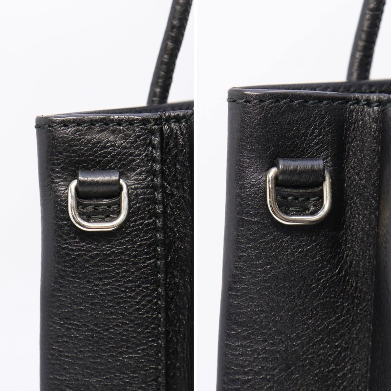 BALENCIAGA紙袋包 黑-10