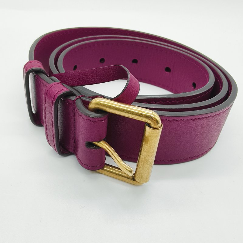 GUCCI 紫色天鵝絨腰包-4