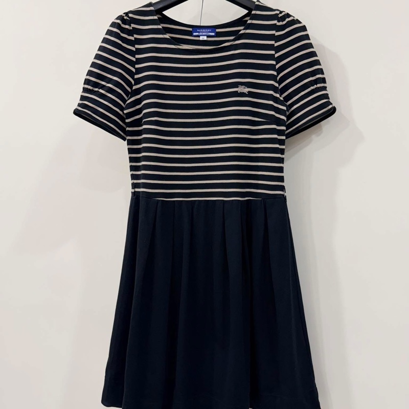 BURBERRY 橫條戰馬洋裝-1