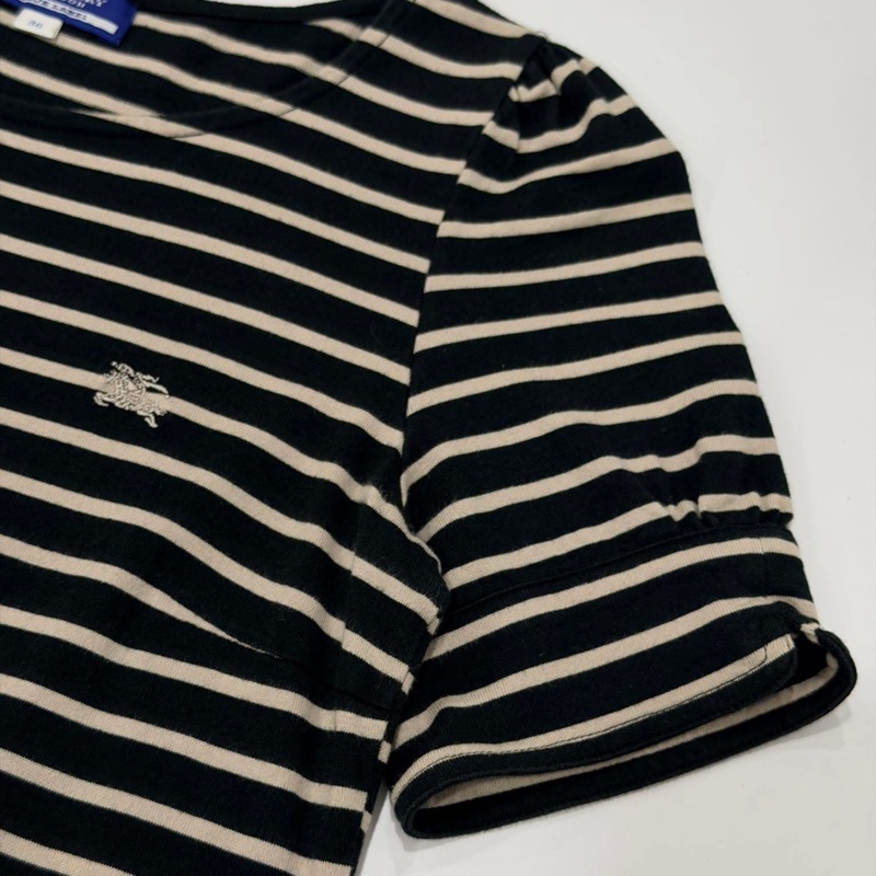 BURBERRY 橫條戰馬洋裝-4