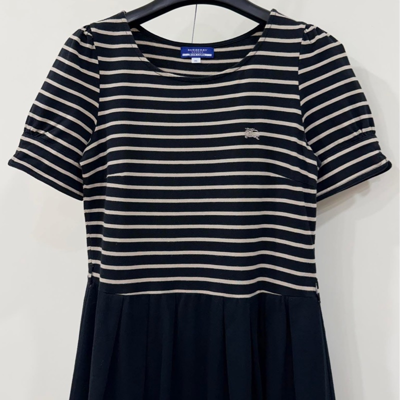 BURBERRY 橫條戰馬洋裝-7