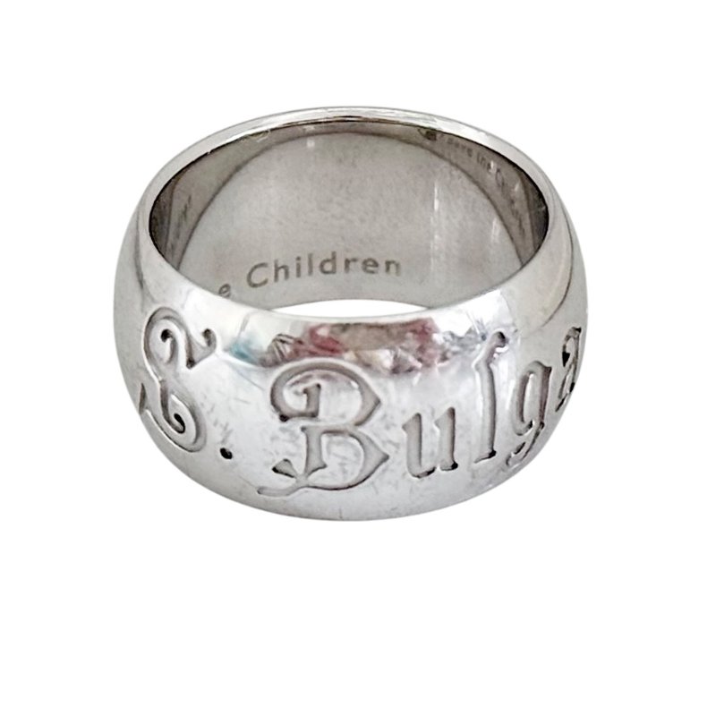 BVLGARI *送無品牌頸鏈* 純銀 戒指 / 吊咀-3