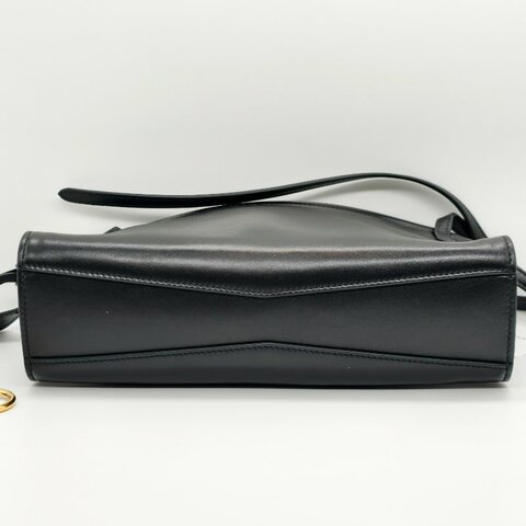 ALAÏA 黑 LE CLICK 山羊皮肩背包(25 X 12.5 X 7)