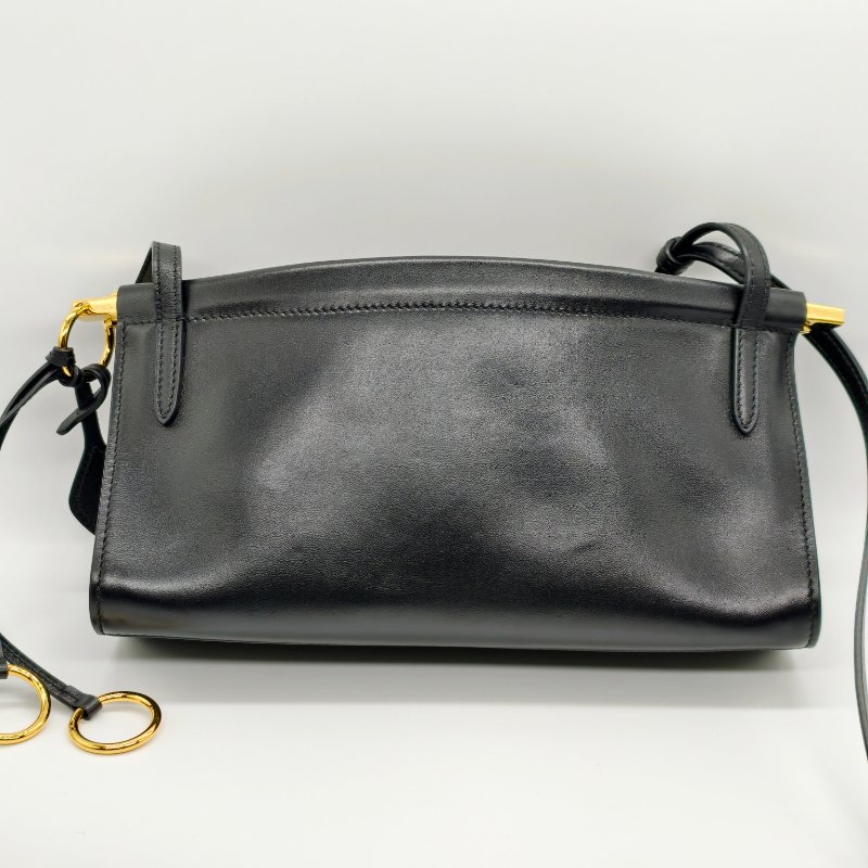 ALAÏA 黑 LE CLICK 山羊皮肩背包(25 X 12.5 X 7)-7