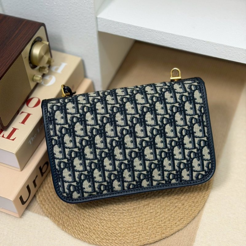 🏷️Dior 迪奧．Addict 緹花郵差包 中號 已絕版/客人寄賣-1