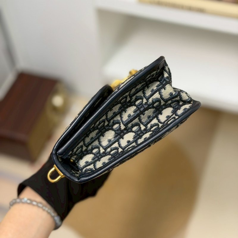 🏷️Dior 迪奧．Addict 緹花郵差包 中號 已絕版/客人寄賣-2