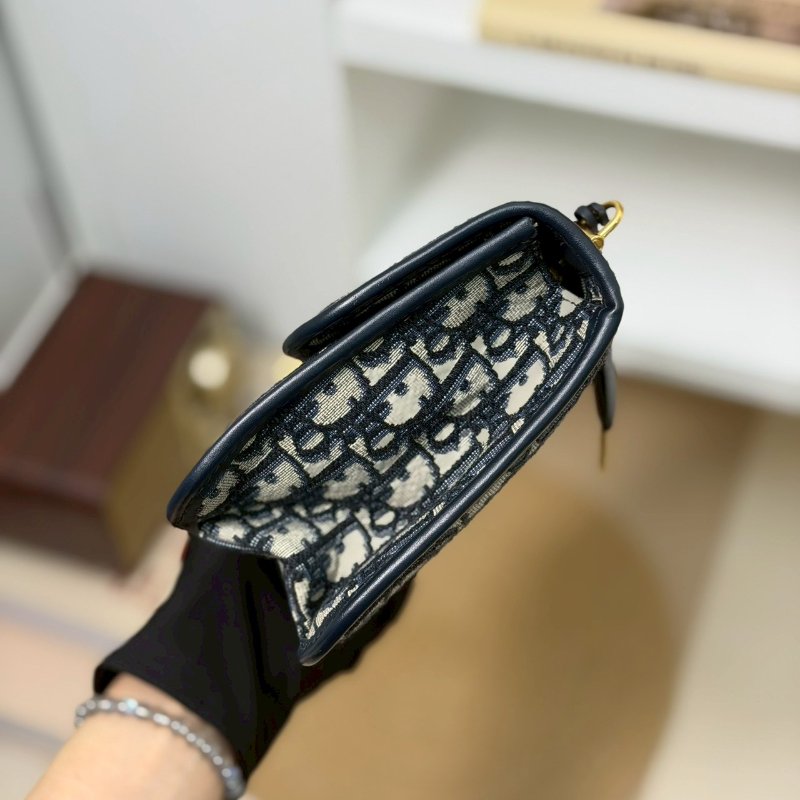 🏷️Dior 迪奧．Addict 緹花郵差包 中號 已絕版/客人寄賣-3