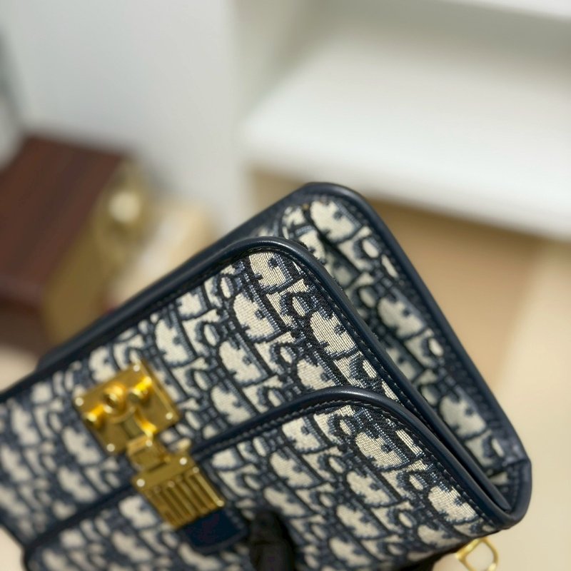 🏷️Dior 迪奧．Addict 緹花郵差包 中號 已絕版/客人寄賣-5