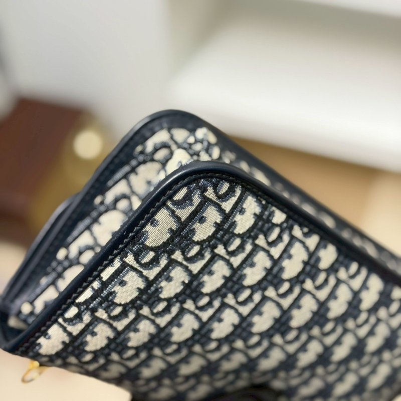 🏷️Dior 迪奧．Addict 緹花郵差包 中號 已絕版/客人寄賣-6