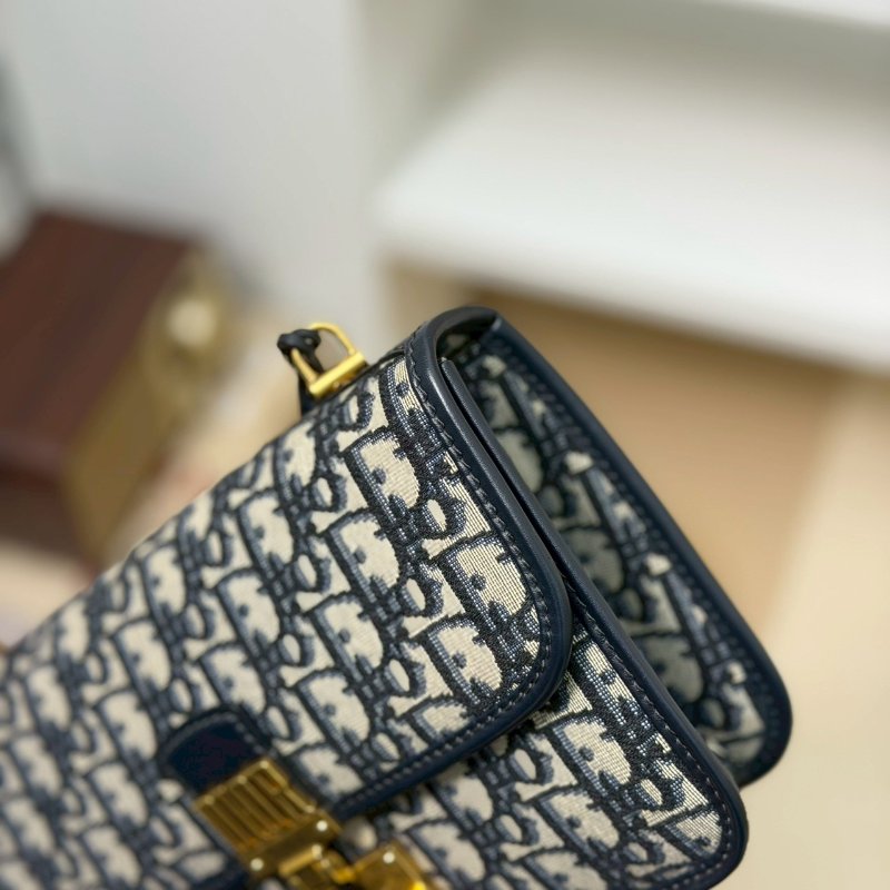 🏷️Dior 迪奧．Addict 緹花郵差包 中號 已絕版/客人寄賣-9