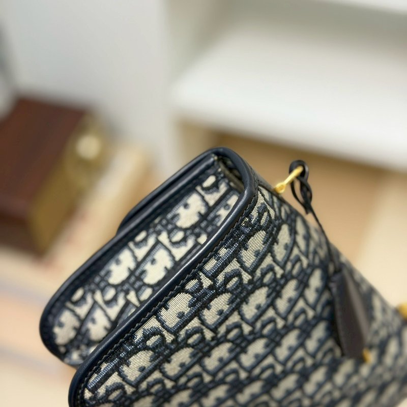 🏷️Dior 迪奧．Addict 緹花郵差包 中號 已絕版/客人寄賣-10