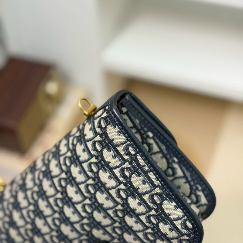 🏷️Dior 迪奧．Addict 緹花郵差包 中號 已絕版/客人寄賣-11