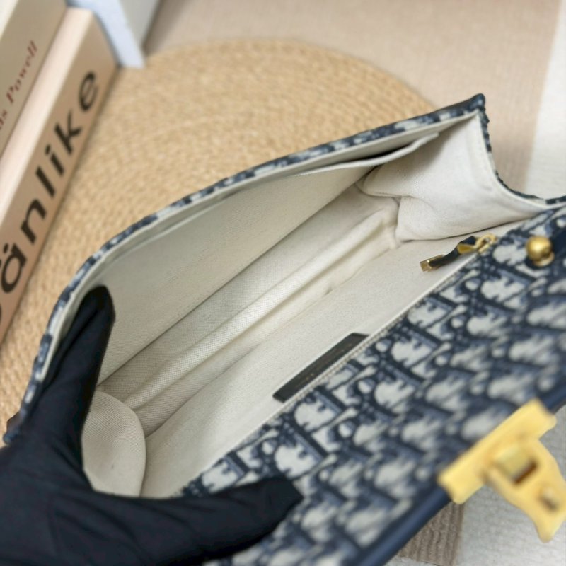 🏷️Dior 迪奧．Addict 緹花郵差包 中號 已絕版/客人寄賣-16