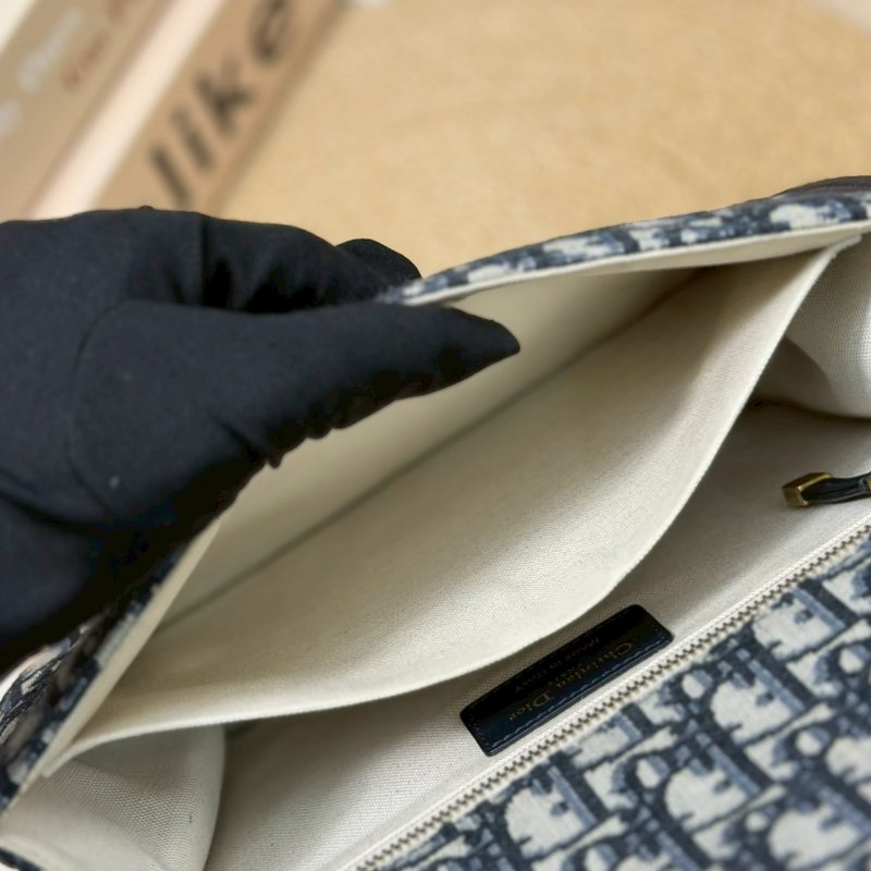 🏷️Dior 迪奧．Addict 緹花郵差包 中號 已絕版/客人寄賣-17