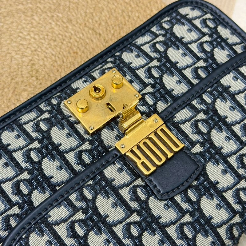 🏷️Dior 迪奧．Addict 緹花郵差包 中號 已絕版/客人寄賣-20