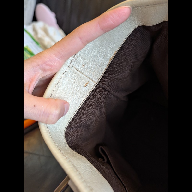 GG Monogram Leather / Canvas Joy Tote / Shoulder Bag, Large-6