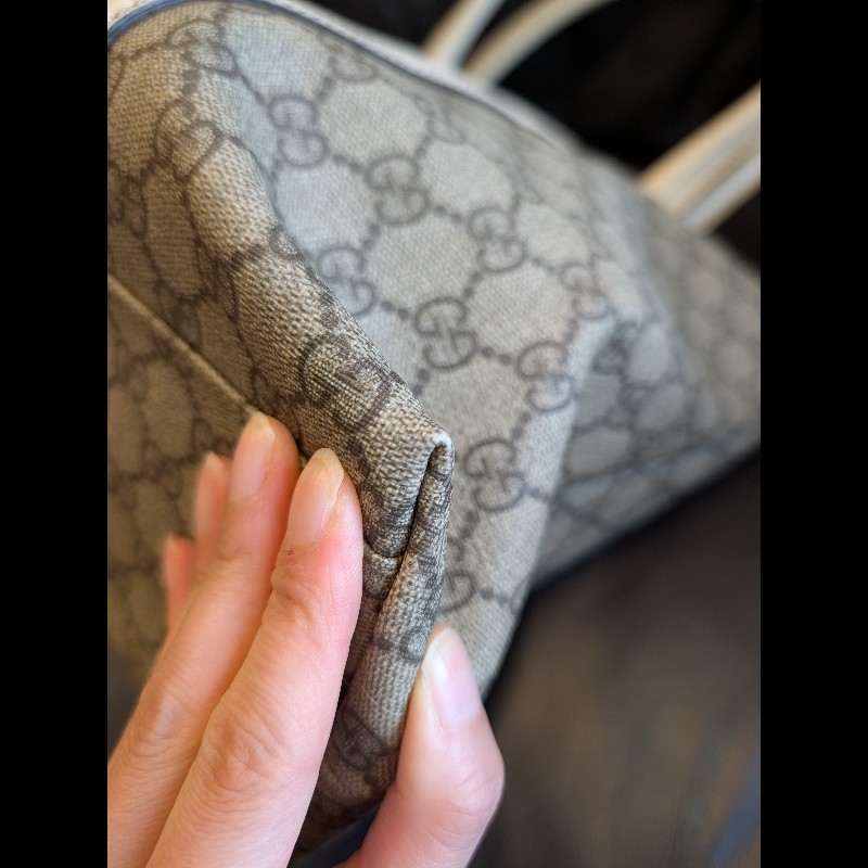 GG Monogram Leather / Canvas Joy Tote / Shoulder Bag, Large-22