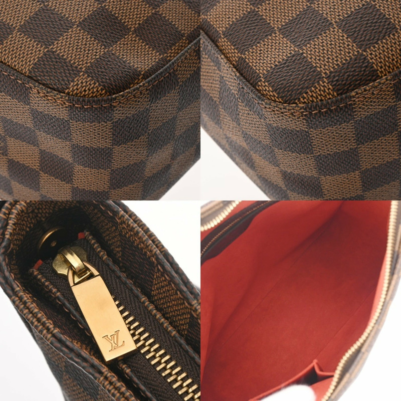 路易威登 (LOUIS VUITTON) Damier Looping GM SP Order Brown N51144 女士帆布單肩包 A 級二手 Ginzo-9