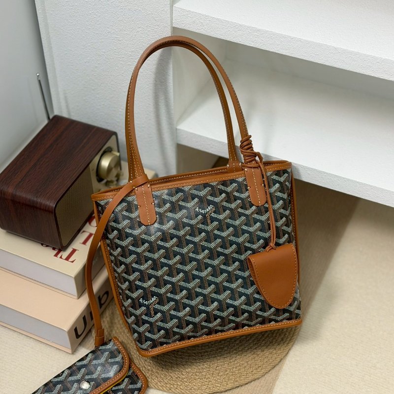 (稀有釋出!這款真的搶翻天😍😍)🏷️Goyard 高雅德.Anjou Mini Tote 雙面小托特-0