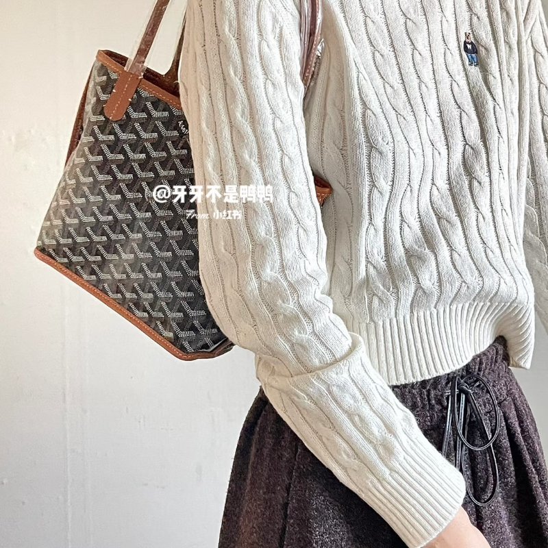 (稀有釋出!這款真的搶翻天😍😍)🏷️Goyard 高雅德.Anjou Mini Tote 雙面小托特-26