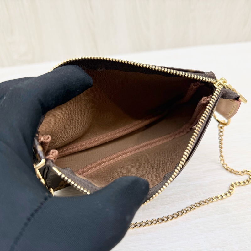 LV原花迷你鏈帶小麻將 M58009-12