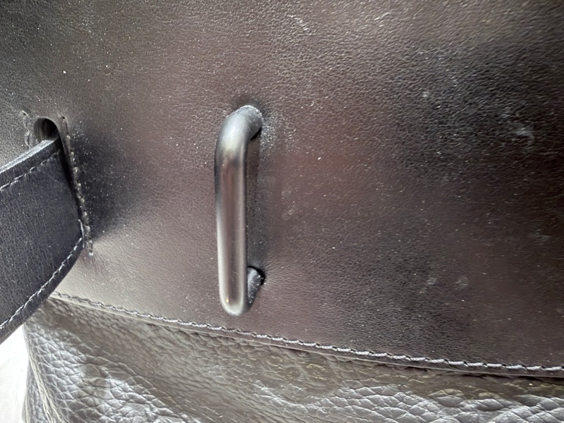 LV 路易威登黑色壓紋牛皮 Steamer PM 公文包 手提包 斜背包-13