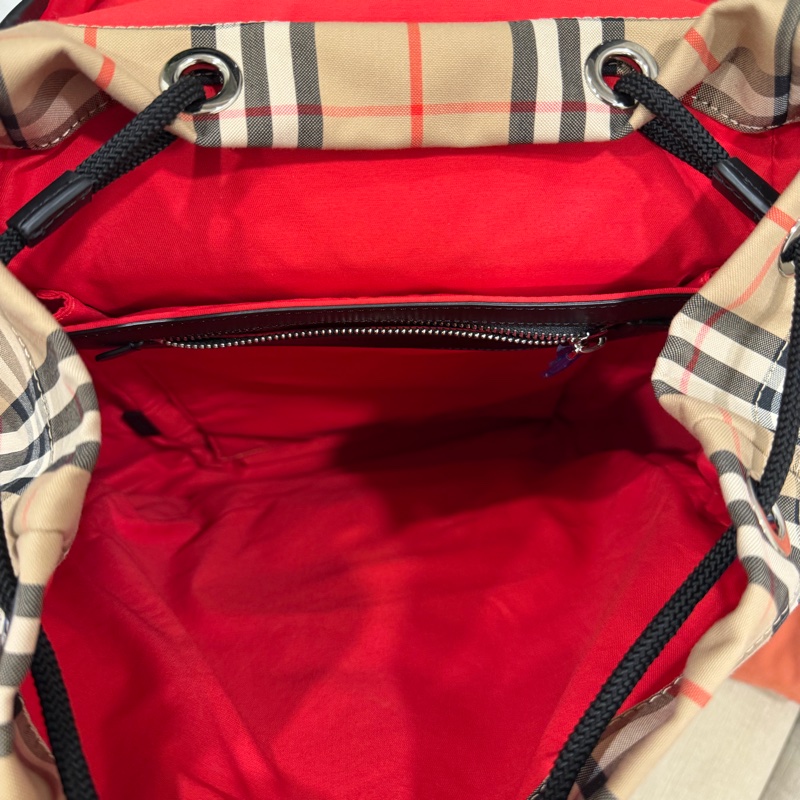 BURBERRY 經典格紋後背包 98新-2
